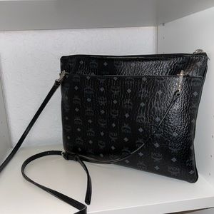 MCM Crossbody Pouch in Visetos Original
